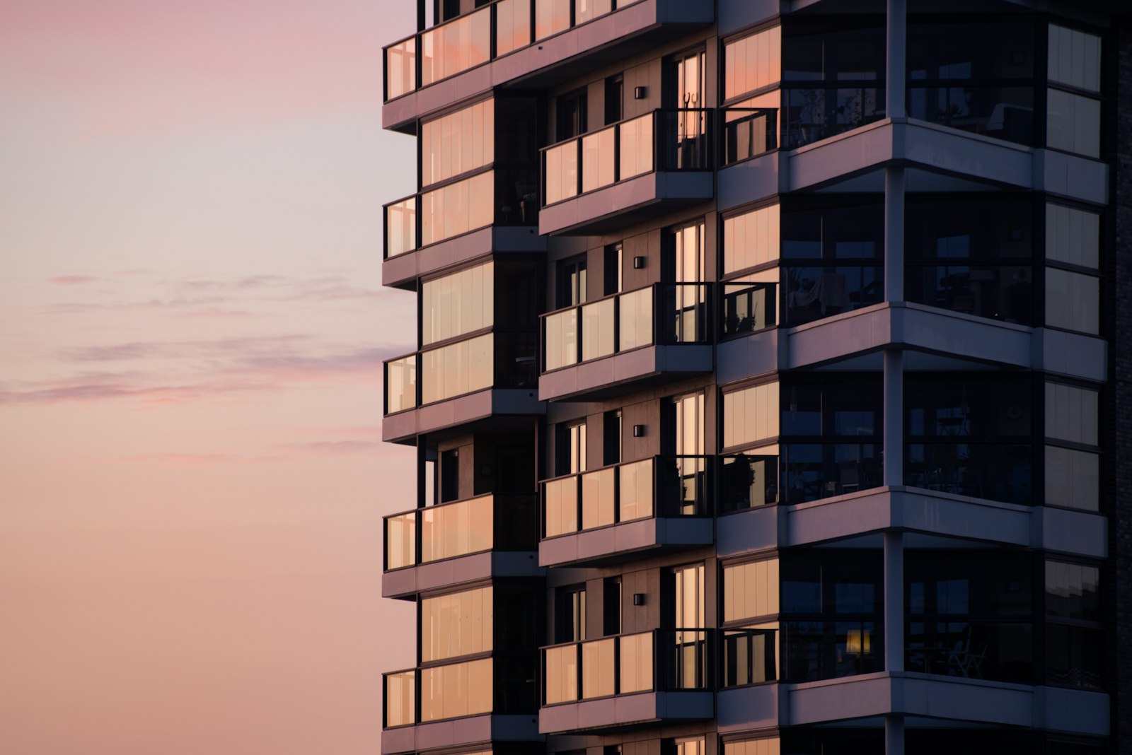 Modern high-rise residential new build in Slovakia